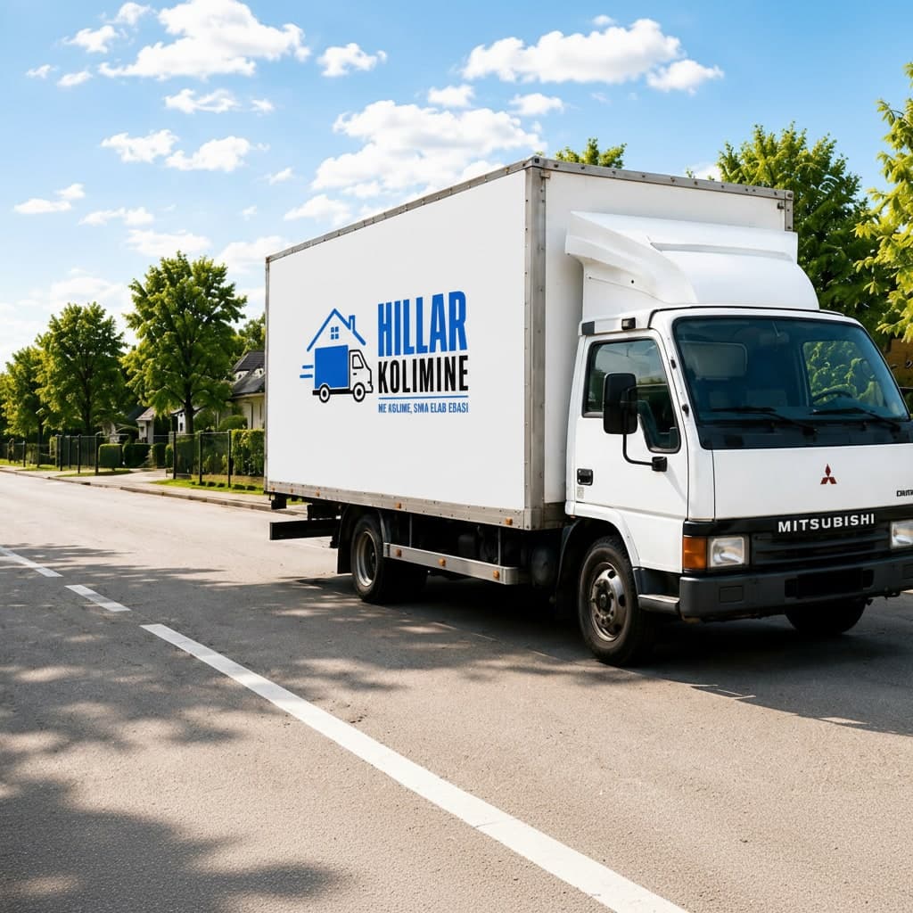 Hillar Kolimise logoga kolimisauto tööks valmis